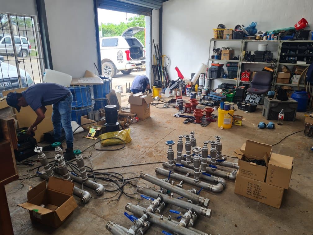 Macro EL – Pump Set Fabrication - In-line fluid manifold assembly