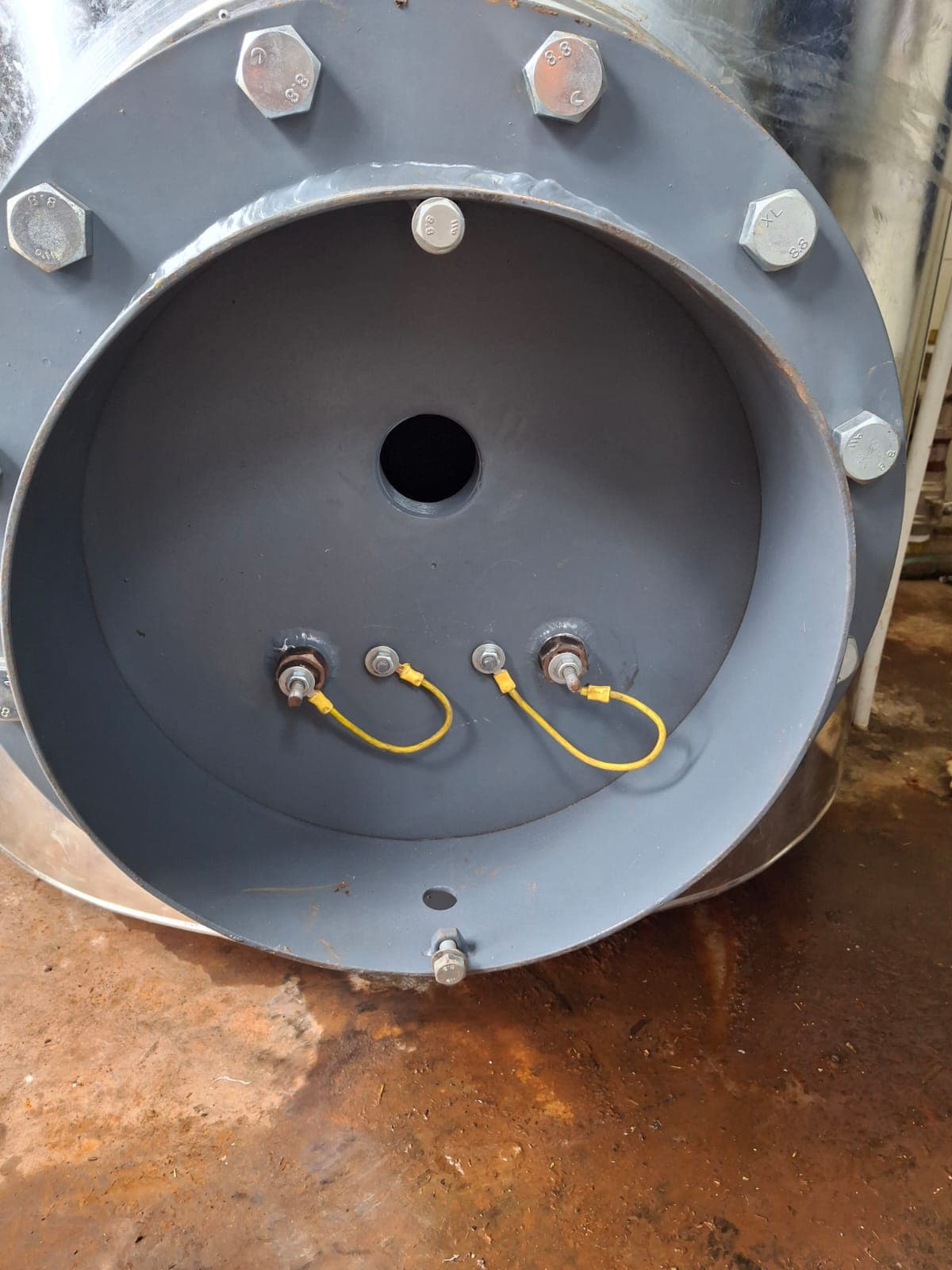 Selborne High School – Hot Water Tank Installation - Safety pressure relief valve assembly